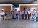 Vereadores visitam comando da Policia Militar